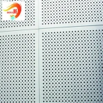 acoustic absorption perforated metal panels