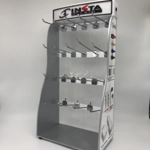 Acrylic display rack custom clear color acrylic plexiglASS box/PMMA data line mobile phone charger line display rack