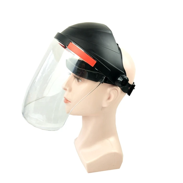 Adjustable Headgear with PC Clear Screen Impact Resistant UV Protective Face Shield