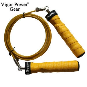 Adjustable weighted speed jump rope with sweathand High Speed Anti-Slip Handles Jumping Skipping Workout Fitness