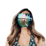 Adult Reusable Acrylic Anti fog Face Shield Full Face Clear  Fashion Face Shield Color For Sale