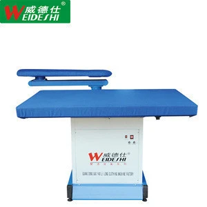 air suction steam ironing board for dry cleaner