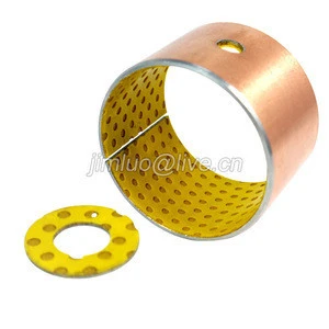 all kinds of self lubricating composite steel ptfe pom bushing sliding contact bearing