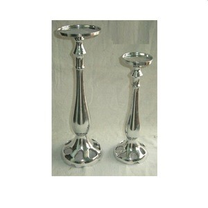 aluminium candle stand set of 3 pcs bicycle chain design