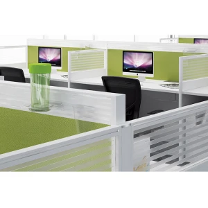 Aluminium glass office call center cubicle partitions melamine office furniture office workstation desk
