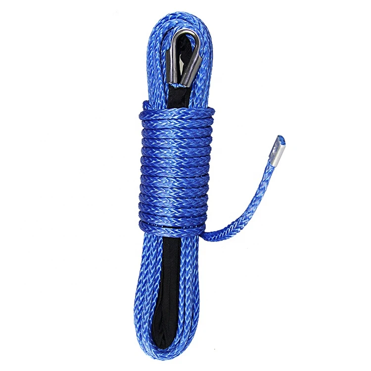 Amazon Best Seller Winch rope Double braided high strength tension Off-road Synthetic Winch rope