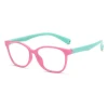 Amazon Hot Sale Latest Soft Flexible Cycling Round Unisex Optical Frames Kids Anti blue light blocked Glasses Eyewear