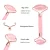Import Amazon Hot Sales 100% Natural High Quality Handheld Rose Quartz Jade Facial Roller Gua Sha Set with Box Jade Roller Face Massage from China