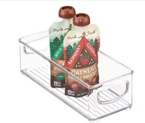 Amazon hot-selling Eco-friendly Plastic Storage bin for Fridge Storage box