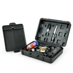 Amazon portable square plate non-stick BBQ grill pan used on buton gas stove charcoal outdoor