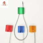 Anti - theft flexible galvanized steel wire security cable seal