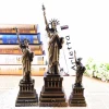 Antique Bronze the Statue of Liberty Model Metal American New York Figurine World Famous Landmark Architecture
