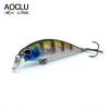 AOCLU wobblers Jerkbait 6 Colors 4.5cm 4.0g Hard Bait Small Minnow Crank Fishing lures Bass Fresh Salt water tackle sinking lure