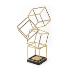 art desig metal  luxury golden home decoration accessories for restaurant/hotel