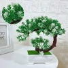 Artificial plant mini bonsai artificial plants and flowers