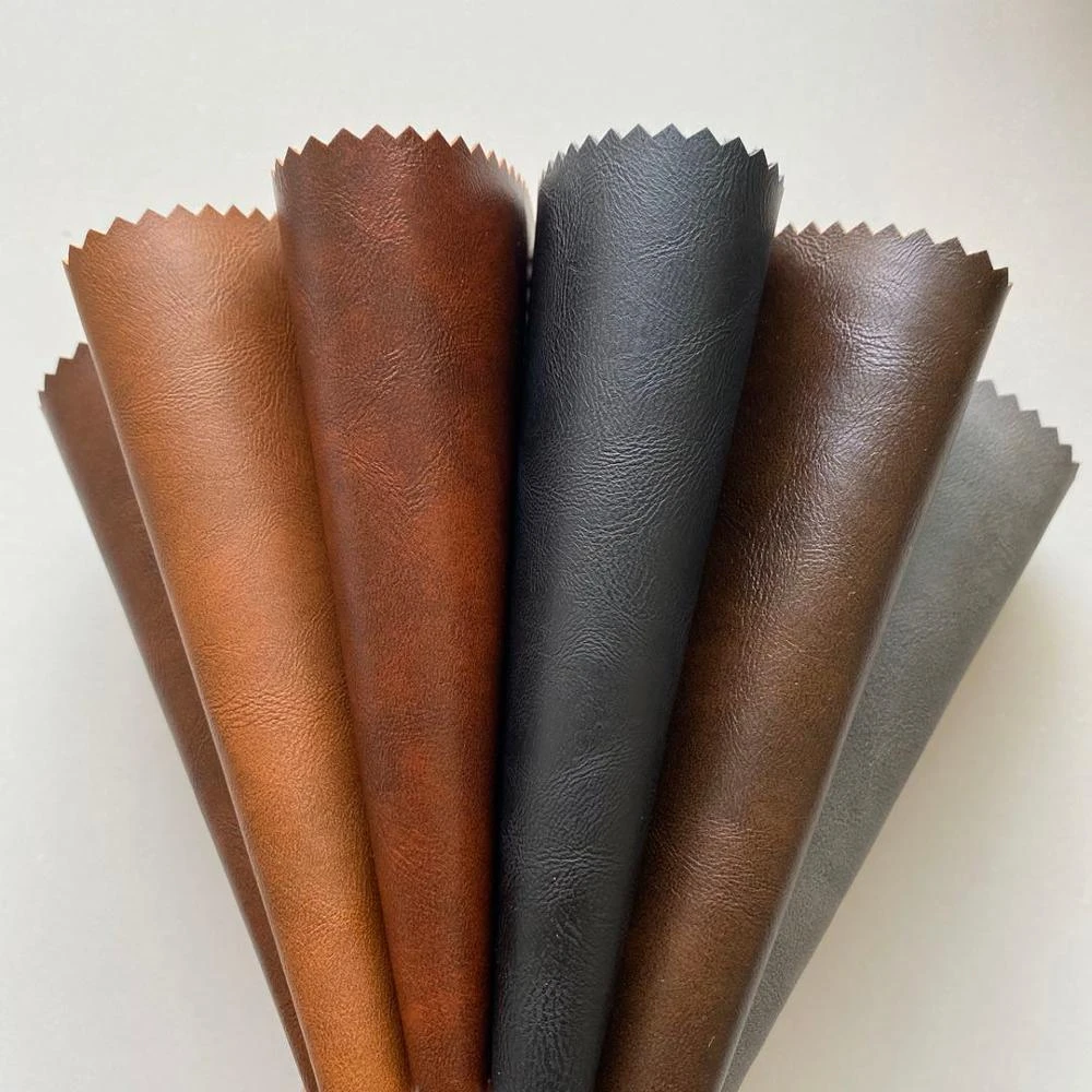 Artificial semi PU Leather Synthetic semi PU leather for Sofa
