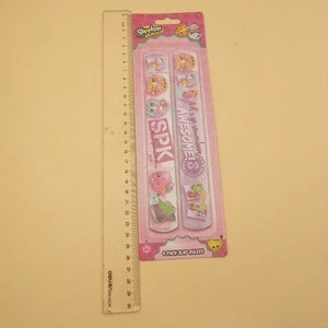 Audited manufacturer 4 in 1 custom CMYK printing slap rulers for children