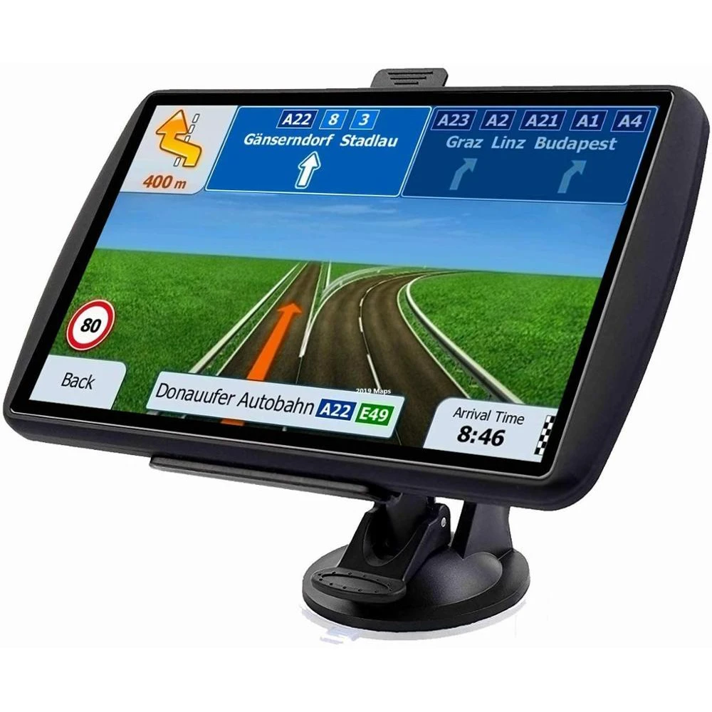 Auto GPS Tracking Device Navigator With MP3 MP4 FM Portable HD Multimedia Car GPS Navigation System 7 Inch