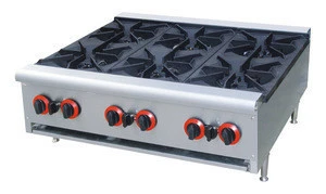 Automatic ignition outdoor gas cooktop with 4 burner cooking range cooker(OT-RB-4)