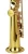 Import B-flat soprano saxophone brass wind instrument gold lacquer SS-1 from China