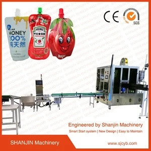baby food /soybean/juice/milk /jelly spout pouch filling machine
