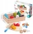 Import baby girl boy fruit vegetable simulation toys wooden kids kitchen toy set from China