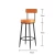 Import Back Kitchen Gold Metal Tall Table Restaurant Furniture Iron Luxury High Bar Stool Bar Chair from China