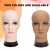 Bald Mannequin Head Brown Female Professional Cosmetology for Wig Making Display wigs eyeglasses hairs