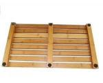 Bamboo Floor and Bath Mat