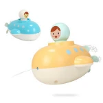 Bath Toy for Toddlers Wind-up Speed Boat water spray floating spout boat Bath Toy