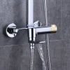 Bathroom luxurious shower set Chrome bi-functional bathroom shower set with rack