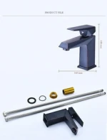 Bathroomblack color  basin faucet