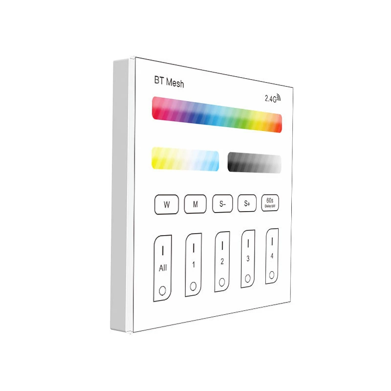 Battery and High Voltage BT Switch Smart Touch Panel Remote Controller