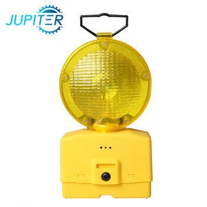 battery power road safety plastic traffic warning light with ultra bright LED