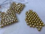Beads Top Quality Seawater Pearls South Sea Pearl Loose Round Pearl Jewelry Making AAA Natural Black Gold 13-14MM CN;ZHE SZ7020