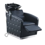 Beauty salon hair washing shampoo chair and sink