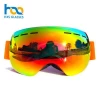 Best Hot Sale winter sports mirrored coating full hd dex Magnet Skiing Goggles for snowboarding