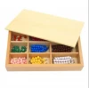 Best price kindergarten math wooden toys teaching material montessori beads set