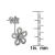 Import Best Price Sterling Silver Cubic Zirconia Flower Ear Jacket Earrings from China