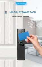 Best seller digital smart door lock biometric fingerprint door lock with TUYA WIFI App