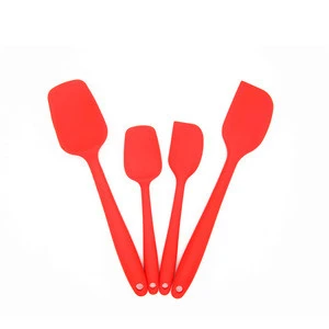 BHD Heat Resistant Rubber Cooking Utensil Set Non-stick Durable Kitchen Silicone Spatula for Baking