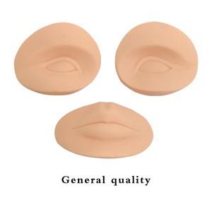 BL Removable Silicone 3D Tattoo Eyebrow Eyeliner Lip Practice Skin Microblading Permanent Makeup Cosmetic