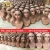 Import black female mannequin wig display head mannequin female female realistic makeup mannequin head Red lips from China
