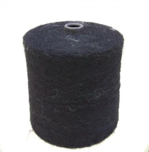 Black Flashed Mohair Blended Yarn For Knitting Sweater