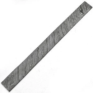 BLACK LINE TWIST Pattern Custom Handmade Damascus Steel Billet Bar