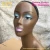 Import black mannequin head with shoulders female mannequin head for wigs display mannequin head for wig Green eye shadow from China