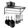 Black Metal Kitchen Storage Racks Basket Organizer Over Sink Dish Drying Rack