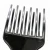 Import Black Plastic Insert Wave Hair Extension Hairdressing Afro Pick Fork Comb For Kinky Curly Hair Styling Tools from China