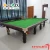 Import Black slates 12ft snooker billiard pool table solid wood with steel cushion from China