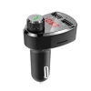 Bluetooth fm transmitter for car wireless mp3 player with hands-free calling and 2 ports usb charger